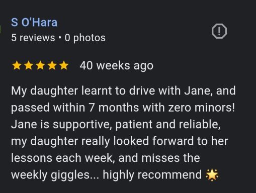 Review by S O'Hara